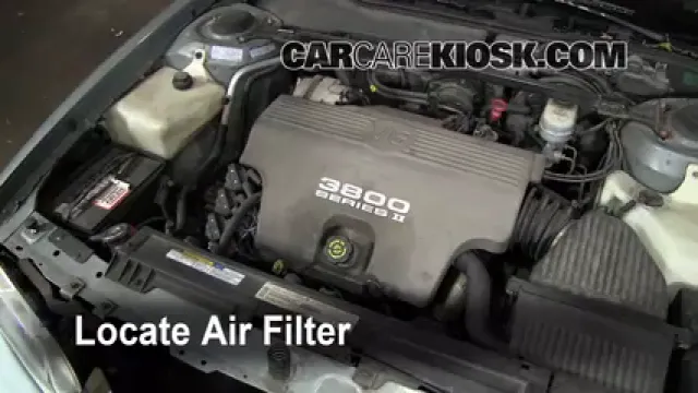 1997 Pontiac Bonneville SE 3.8L V6 Filtre à air (moteur) Changement